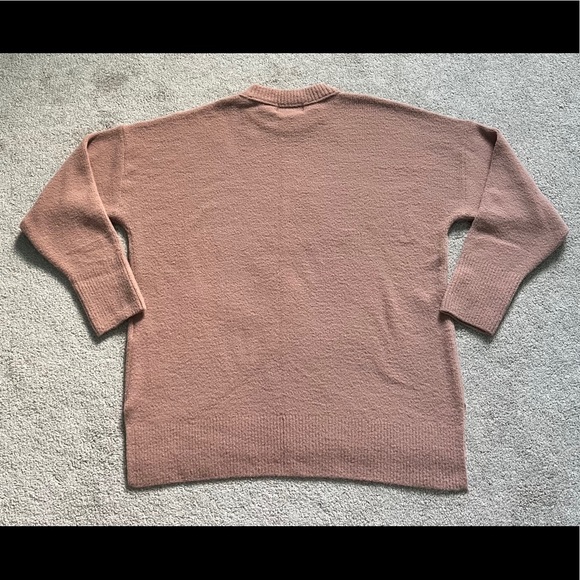 Abercrombie & Fitch Soft A&F Collection Blush Pink Crew Sweater Large NEW w/ Tag - Picture 2 of 3